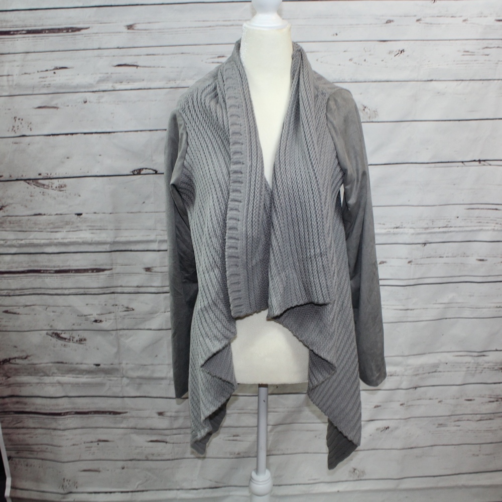 Guess Grey Knit Cardigan